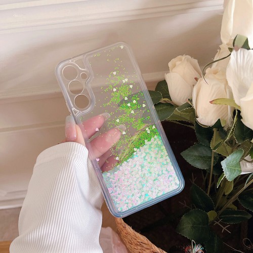Bling Liquid Glitter Luxury Case For Samsung S21 FE S22 Plus S23 Phone Cover - Picture 13 of 28