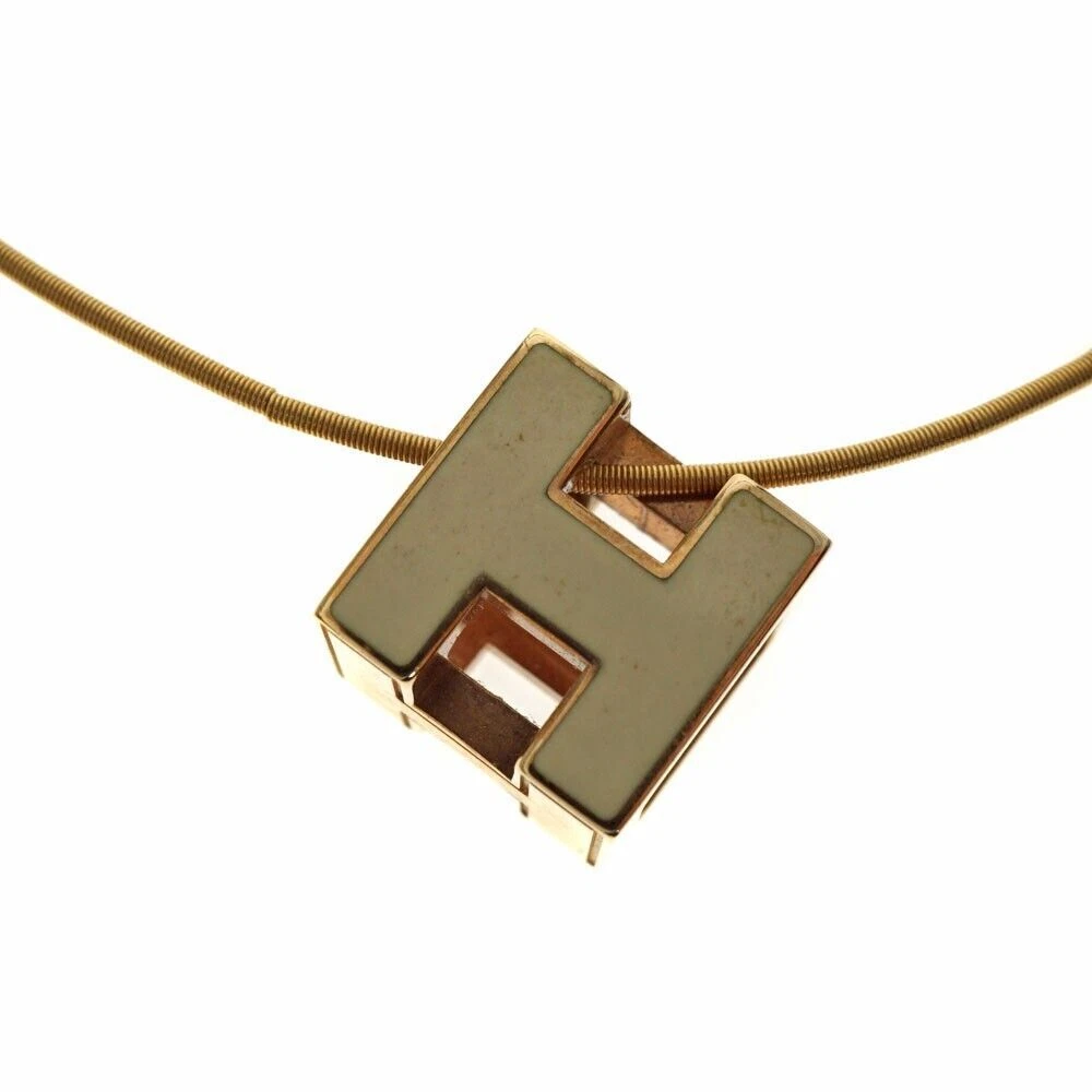 Hermes H cube necklace eBay