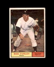 Bob Turley Hand Signed 1961 Topps New York Yankees Autograph