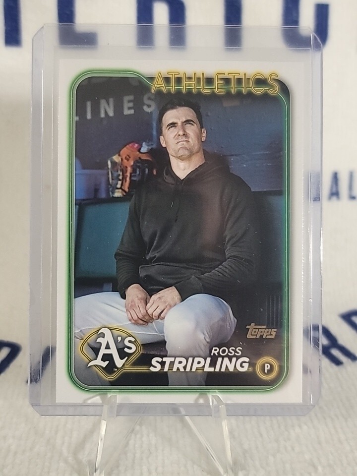 2024 Topps Series 2 Ross Stripling #608 Golden Mirror SSP Image Variation