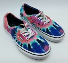 Vans Off The Wall Classic Women's Size 6 Men's Sz 4.5 Shoes Tie Dyed Multicolor