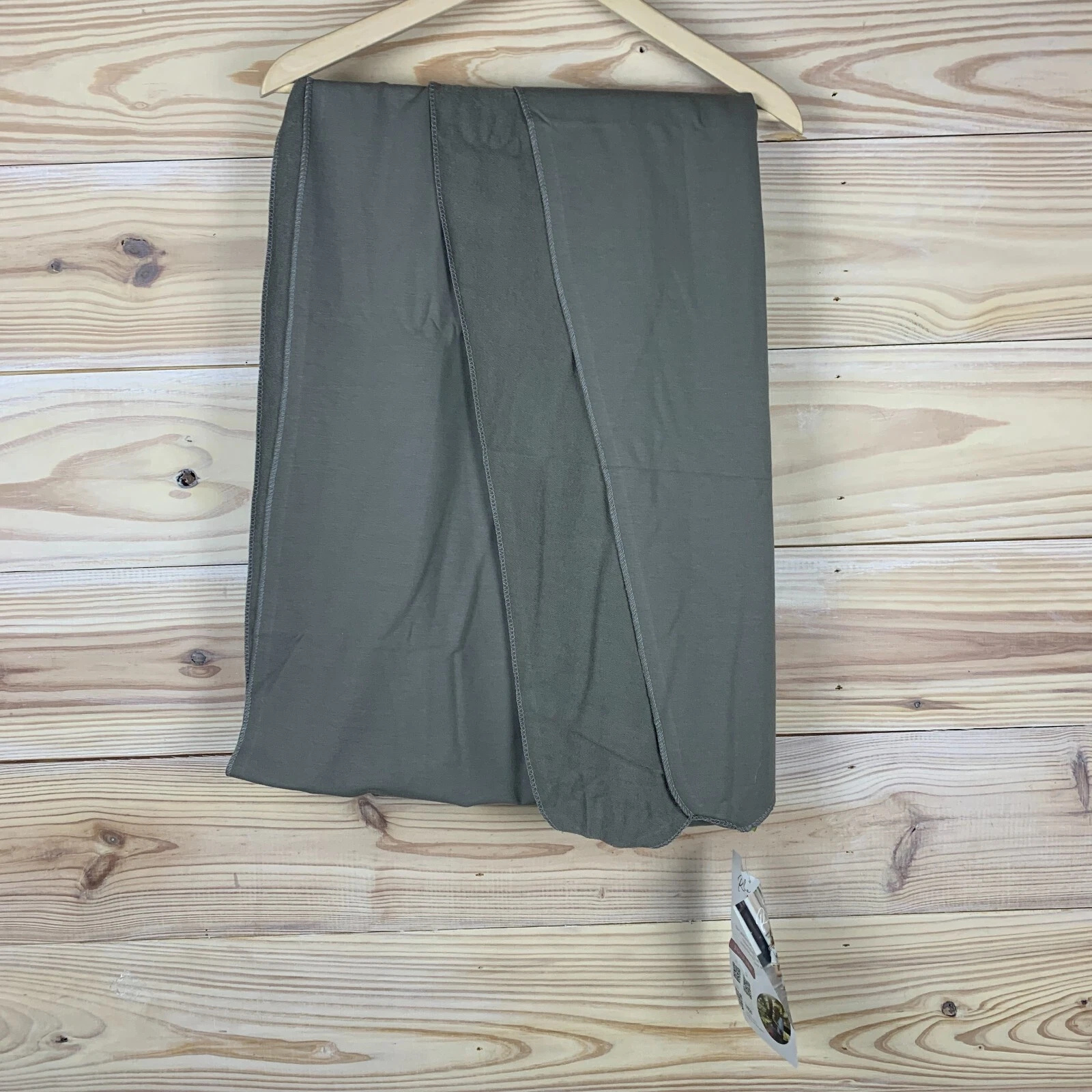 NWT Boba Wrap Baby Carrier Taupe Terry Knit Infant Sling Cotton Minimalist