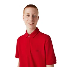 Lacoste Paris Regular Fit Stretch Men's Cotton T-shirt Red PH5522-51-240