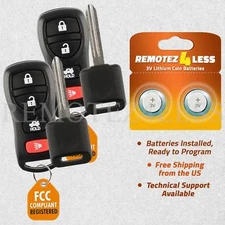 2 for 2003 2004 2005 2006 2007 2008 2009 Nissan 350Z Keyless Entry Remote Key