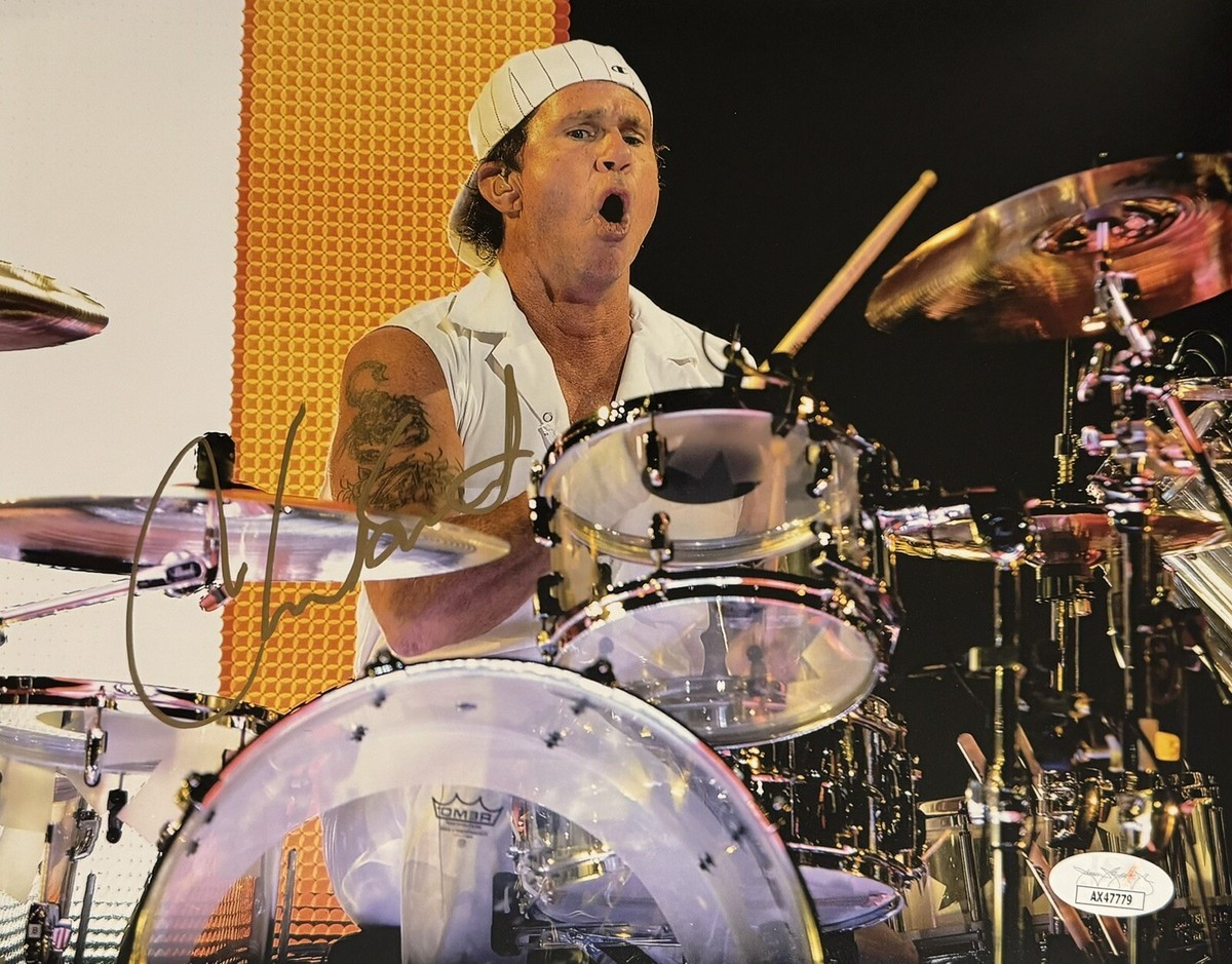Chad Smith Signed Autographed Red Hot Chili Peppers 8x10 Photo JSA 