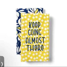 Tabitha Brown Dish Towels - keep going almost there