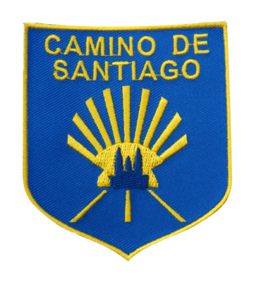 Aufnäher Wappen Camino de Santiago - Jakobsweg Pilgerweg Andenken Souvenir