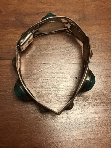Vintage Sterling Silber Mexiko Maske Panel Armband schwer 70,33 Gramm - Bild 9 von 12