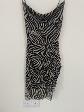 Animal Print Mesh Dress Size 8