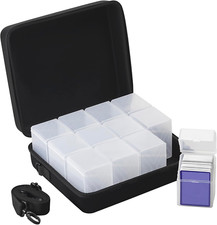 Deck Box with Carrying Case. Deck Boxes for MTG, TCG, Sports Cards.Set Includes