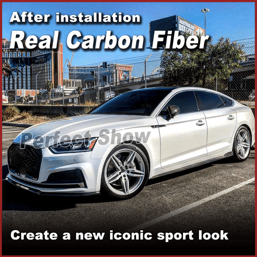 Für Audi A5 Sportback S5 Carbon Seitenschweller Leisten Seitenleisten Schweller - Bild 3 von 11