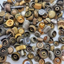 Assortment of Twenty-Five  (25) Various Color and Size Pocket Watch Crowns