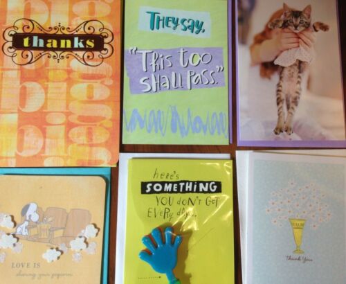 HALLMARK Closeout of 16 Greeting Cards all Occassions BD ANN WED SYMP GWELL w/En - Picture 4 of 5