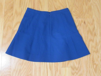 Jupe Droite (A-Line) J.CREW - Taille 4 - Laine Et Soie - Marine - Neuf Avec Étiquette (NWT)