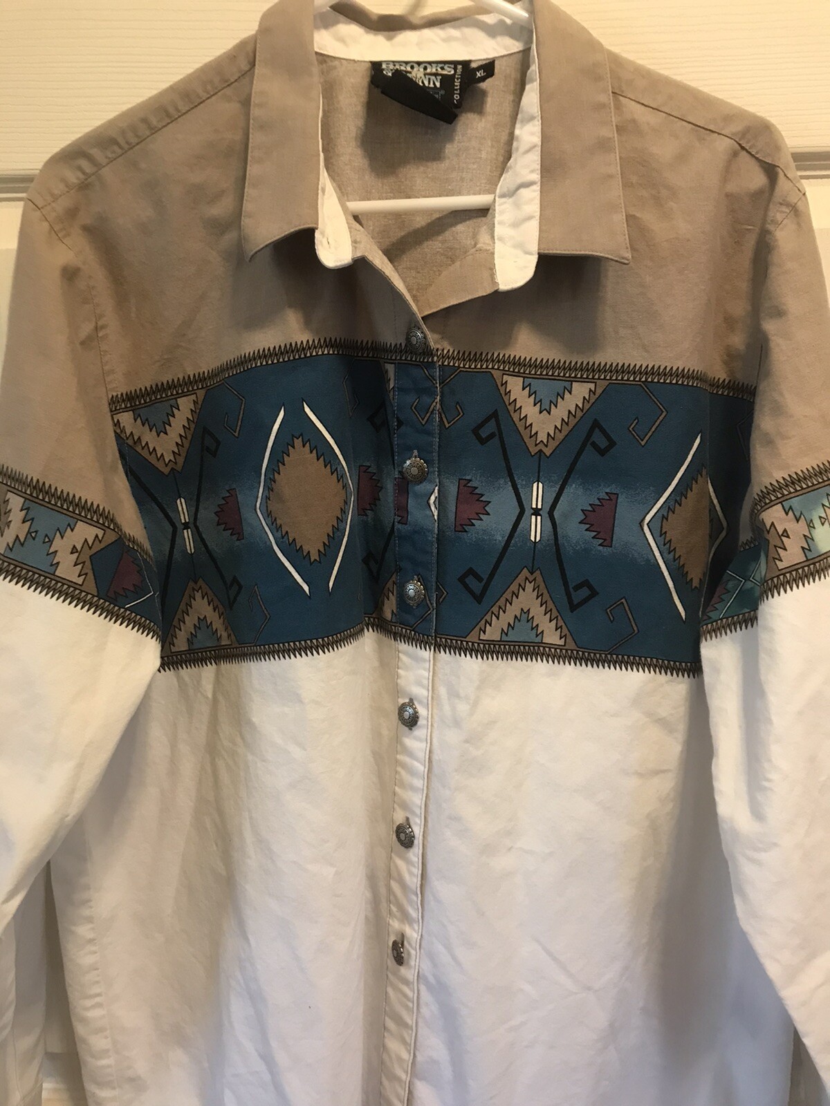 Brooks & Dunn Panhandle Slim Mens Western Shirt Size… Gem