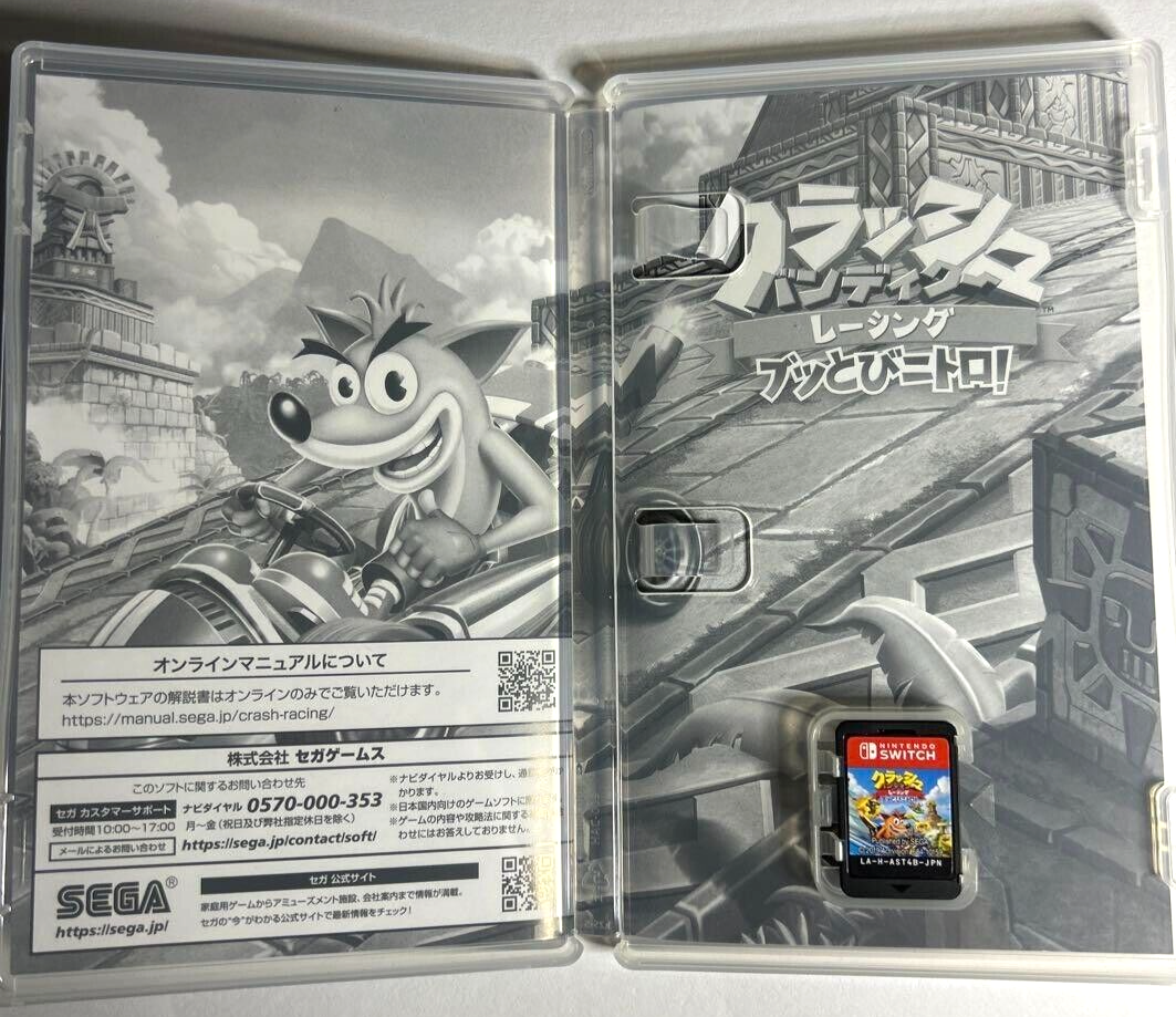Crash Team Racing Nitro Fueled Nintendo Switch Japanese ver Tested