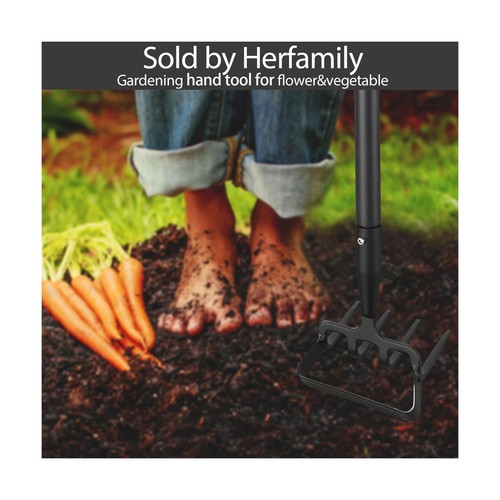 Stirrup Hoe and Cultivator Garden Tool Heavy Duty, Scuffle Loop Hula Action H... - Picture 7 of 7