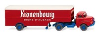 "Wiking H0 051322 Modellauto Koffersattelzug (Saviem) \"Kronenbourg\" *Neu*"