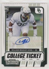 2021 Contenders Draft Picks Ticket Stub 26/99 William Bradley-King Auto 0ea4