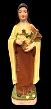 1940s  St Therese "Little Flower of Jesus" Catholic Carmelite Nun   9.25" Bisque