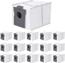 16 Pack Dust Bags Replacement Compatible with Dreame X30 X30 Ultra X40 Ultra
