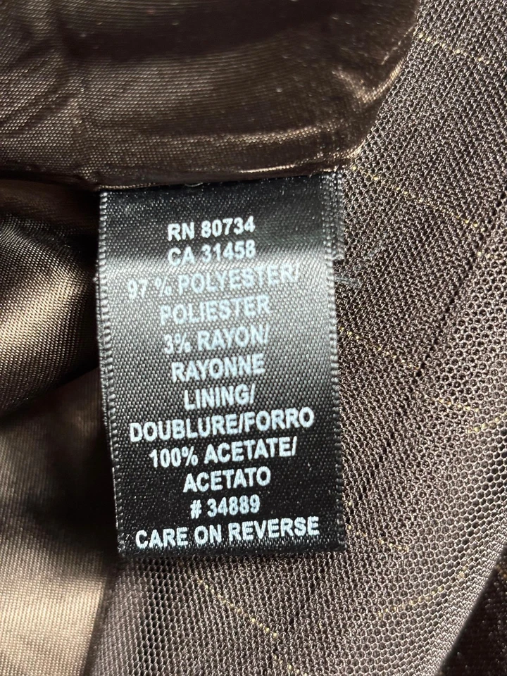 Falda To The Max Mujer Línea 10 A Rayas Carrera Oficina Clásica Poliéster Trabajo Foto 4 de 4