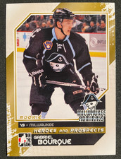Gabriel BOURQUE 2010-11 In The Game Heroes and Prospects Rookie #165 Milwaukee