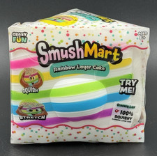 Crazy Fun Squishy Rainbow Layer Cake Viral JUMBO SQUISHY 5 Smush Mart New