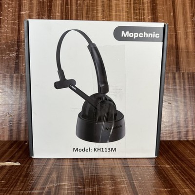Mopchnic KH113M Mono Bluetooth Headset Black Wireless USB Dongle Charging Base