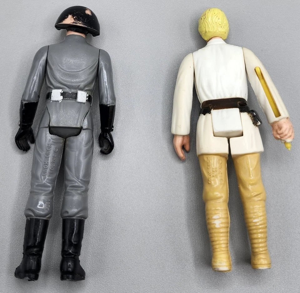 1977 Star Wars Farmboy Skywalker y Escuadrón de la Muerte Star Commander Figuras Hong Kong Foto 3 de 4