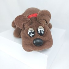 Tonka Pound Newborn Puppy 8" Rumple Skin Brown Dog 1986 Vintage Retro With Tag