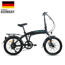 20 Zoll Klapprad 250W 9 Geschwindigkeit Faltrad Mini Stadtfahrrad Schwarz Neu