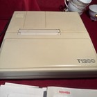 Toshiba T1200 Laptop Working W/ Toshiba Ms-Dos Manual 3.20 & Toshiba Bag (G)