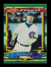 1994 Topps Finest: # 51 Steve Buechele Refractor NM-MT OR BETTER