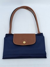 Longchamp Le Pliage Original Schultertasche L Marine Blau Faltbar Gross