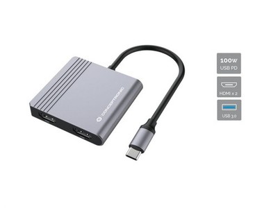 Conceptronic DONN13G Laptop Dock/Port Replicator Wired USB 3.2 Gen 1 (3.1 ~E~