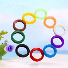 32 Pcs Silicone Key Cover Color Caps Color-coded Rings Car Identifiers