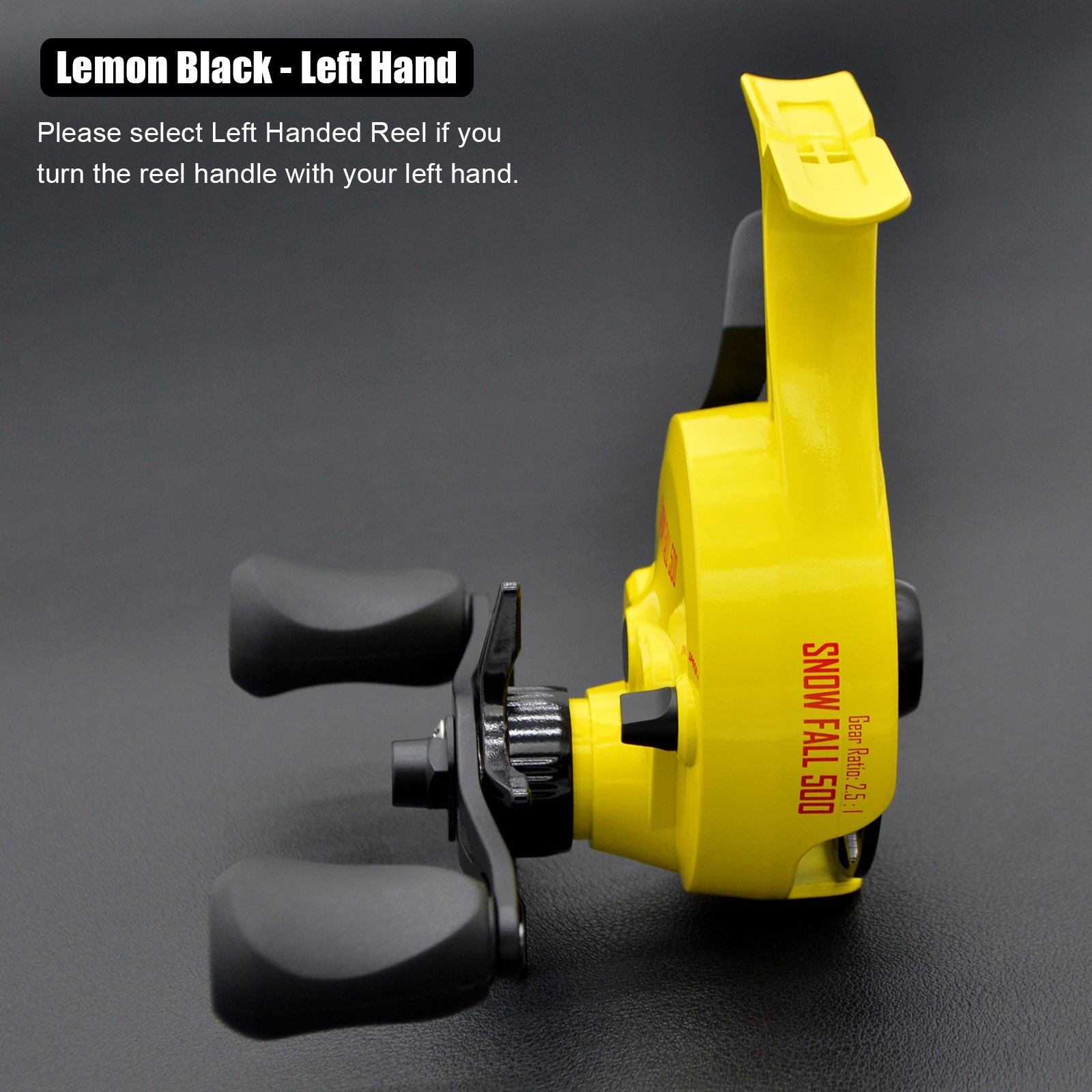 CAMEKOON Inline Reel Ice Fishing with Free Spool Release Tri