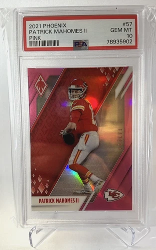 2021 Panini Phoenix Patrick Mahomes II Pink /199 PSA 10