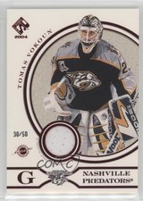 2003-04 Pacific Private Stock Reserve Red 30/50 Tomas Vokoun #177 g0y