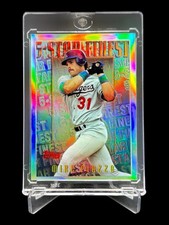 1996 Topps Mystery Finest MIKE PIAZZA REFRACTOR SP HOLO #M24 LA DODGERS🔥RARE🔥