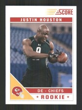 2011 Score #352 Justin Houston RC Kansas City Chiefs 44227