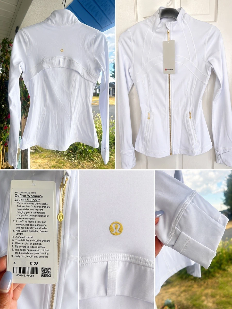 Lululemon Define White Activewear Jackets for Women for sale - eBay