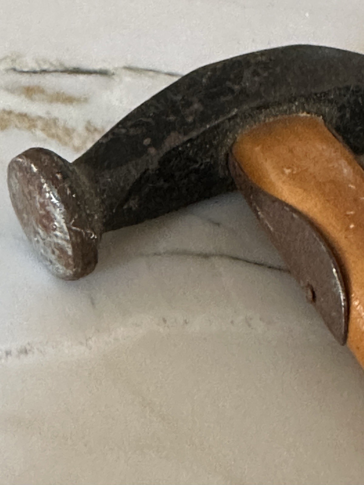 Antique French Cobblers’ Hammer Napoleon’s Hat style - Shoe Repair/ Maker Tool