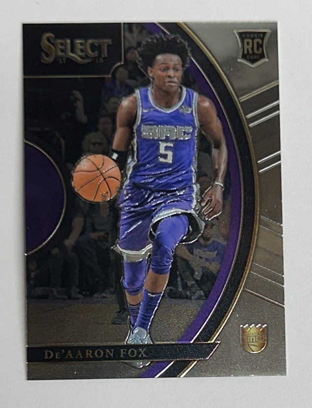 2017-18 Panini Select De’Aaron Fox Rookie RC #49