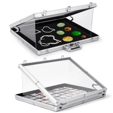 24"x20" Trade Show Display Case Sports Card Portable Aluminum Showcase Table ...