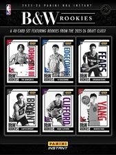 2025-26 Panini Instant Basketball - BLACK & WHITE ROOKIES SP - Pick A Card - RC