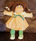 New ListingVintage Jesmar HM2 Cabbage Patch Kid Doll Brown Hair Blue Eyes with Signature