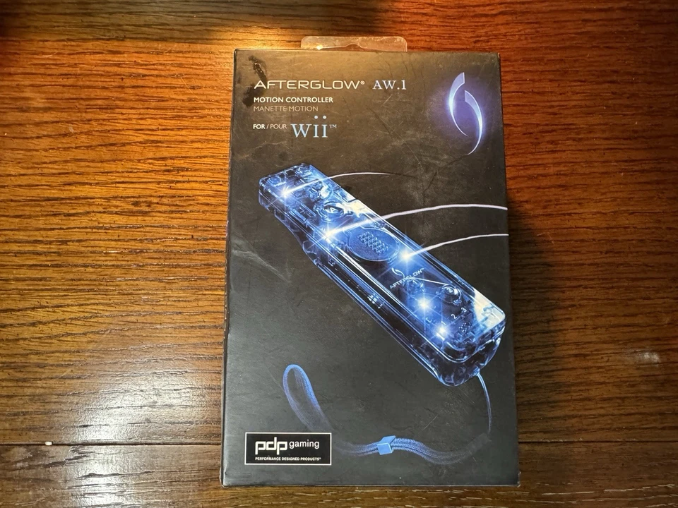Pdp Afterglow AW.1 Remote For Wii Blue Wiimote Controller Sealed (Damaged Box) - Image 4 of 4