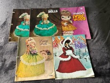 3-Dream Dolls 1-Glamorous Living Dolls 1-Drapen Dolls Books Doll Making Vtg